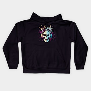 Music Skull Kids Hoodie